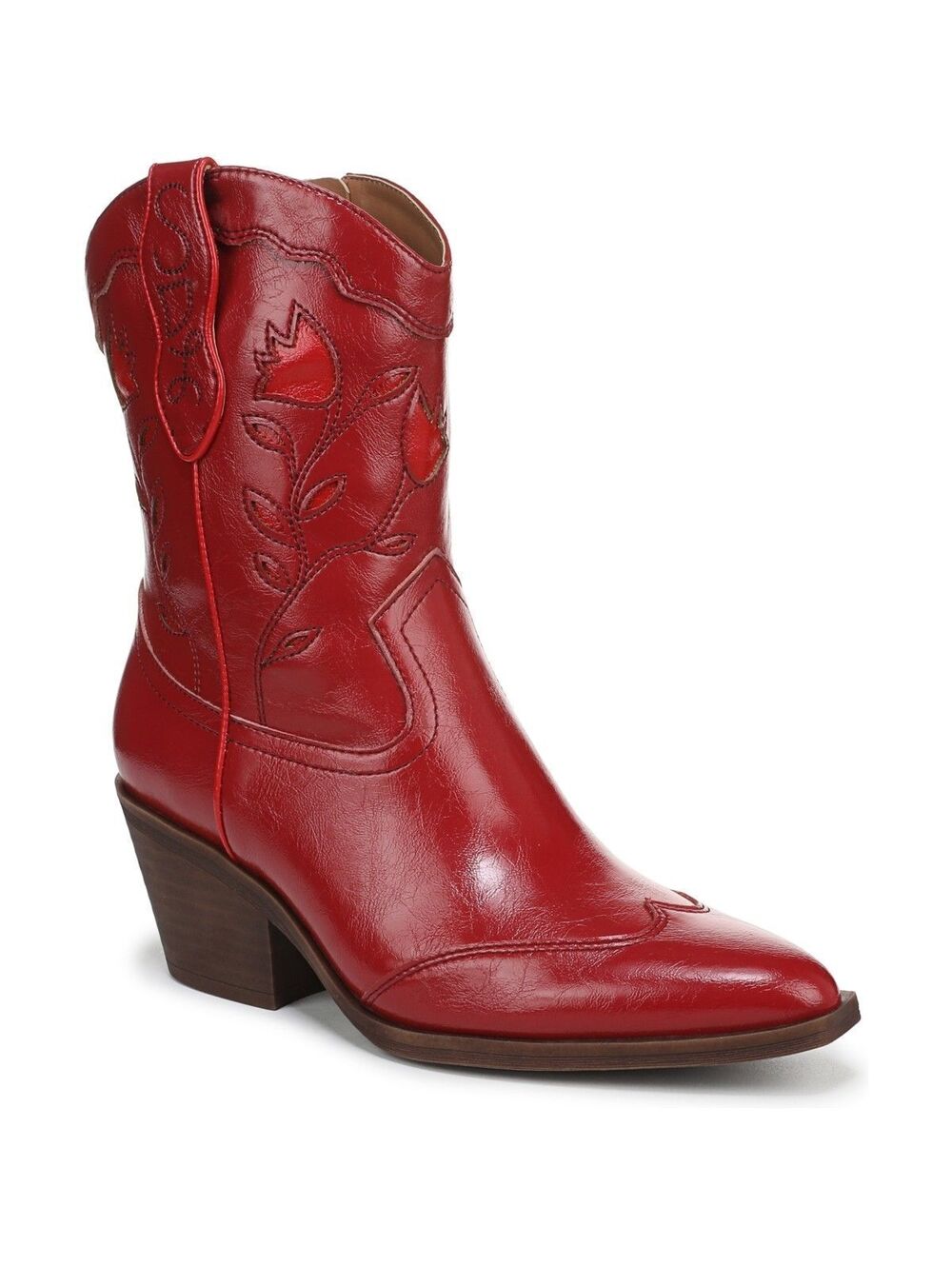 Sam and Libby Flash Western Boots in Red  8.5 M ($95)